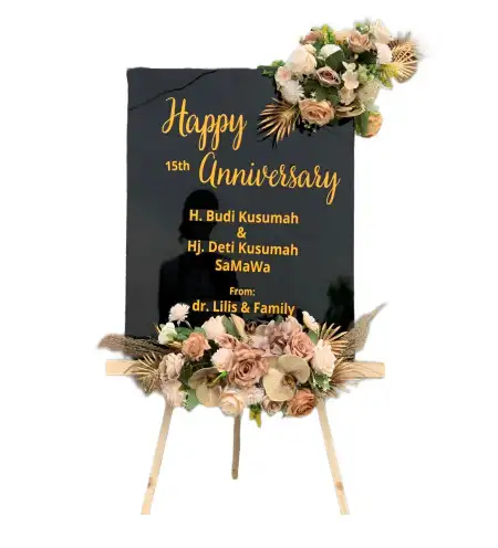 Papan Bunga Akrilik Reteh